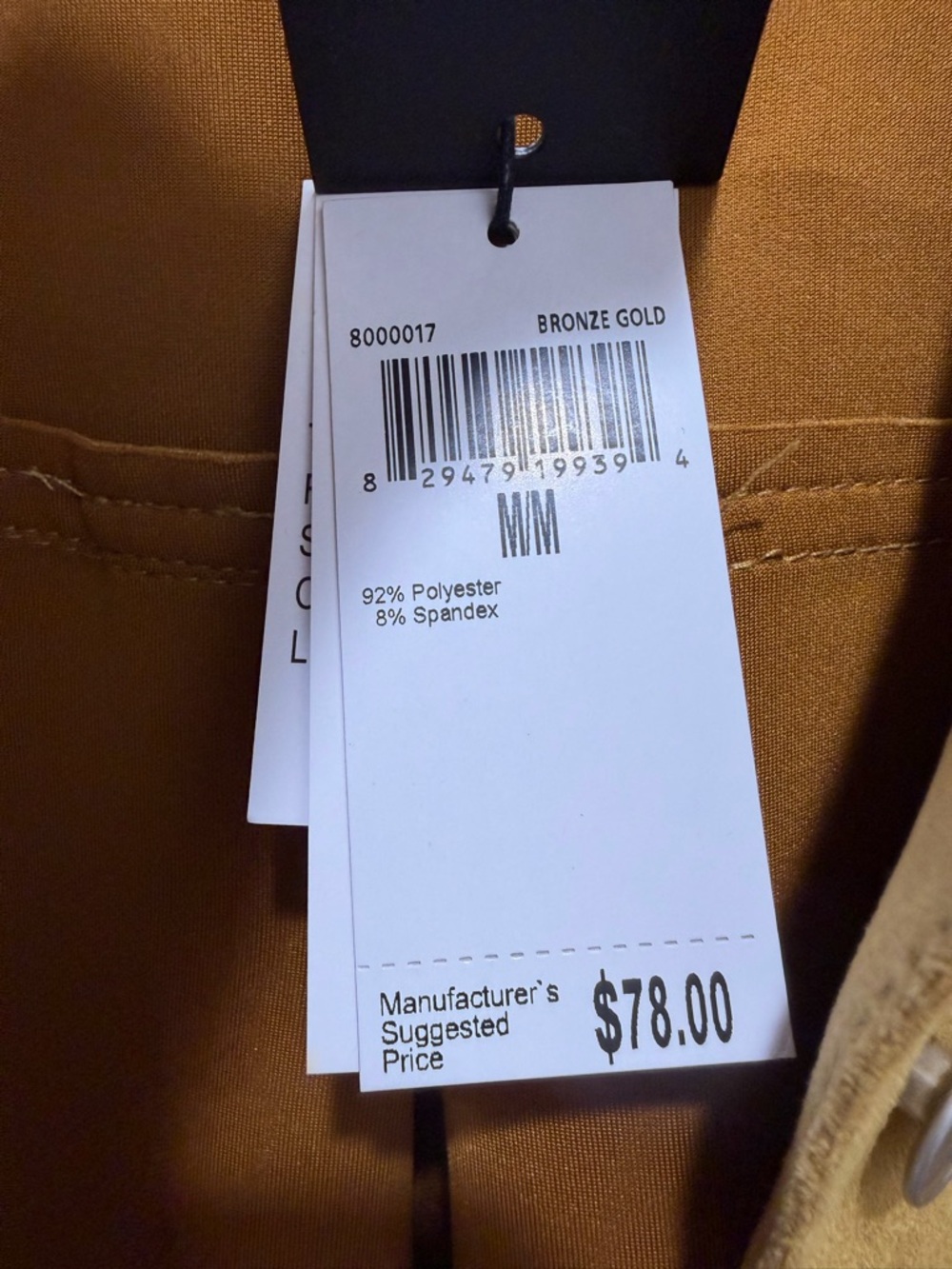 Truth Suede Button Up Jacket M Mustard Yellow NWT - Picture 4 of 5